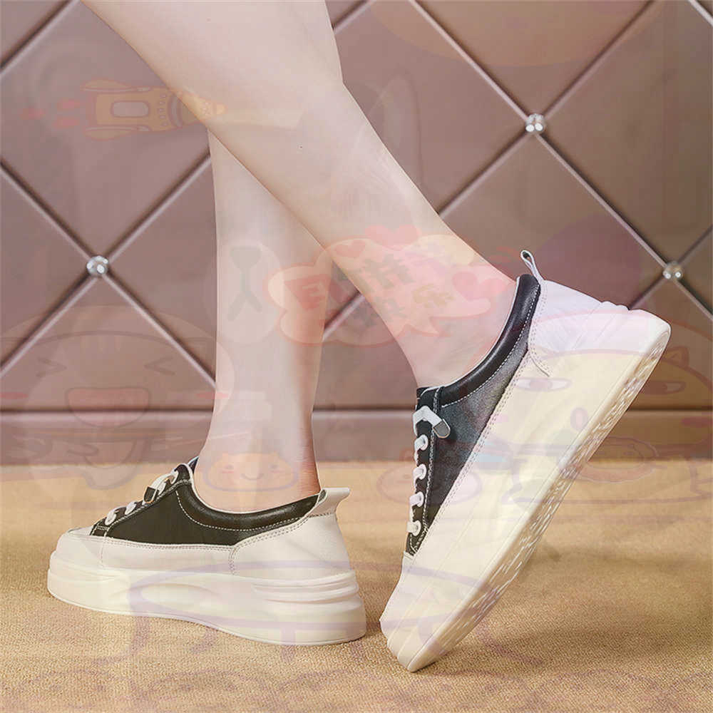 Shop Deals On Vintage Collectible Items - レースアップ分厚いローファー女性スケートボードスポーツシューズバスケットスニーカーリアルポータ​​ブルニュース Beskets Teni 高品質