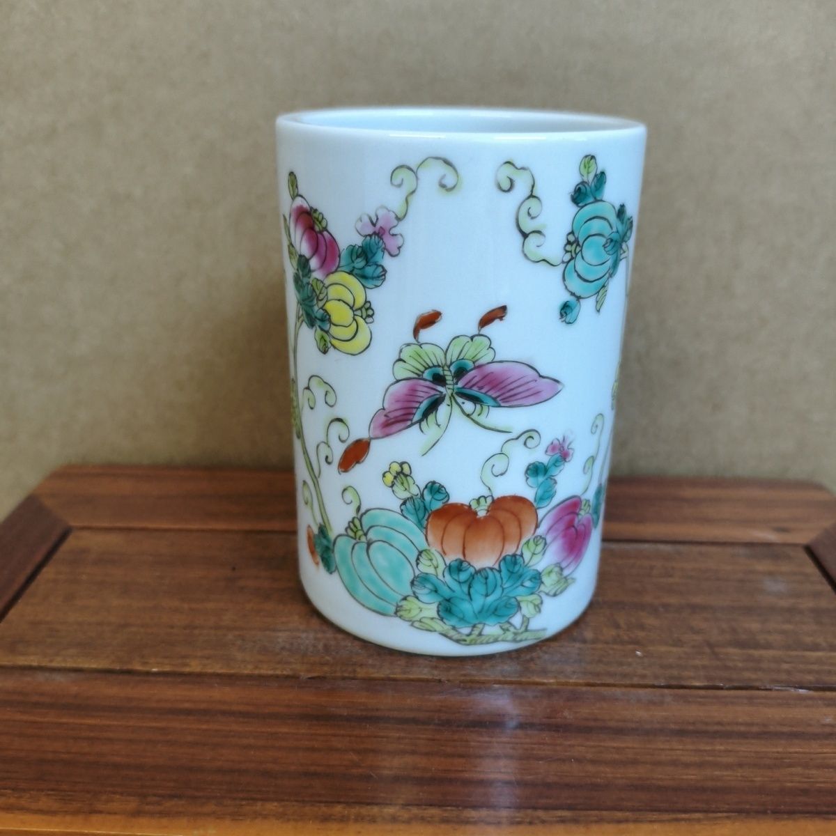 Vintage Collectible Bottles - ヴィンテージ手作りパステル装飾瓶ボックス塗装蝶フルーツメロンデザイン収集価値のある装飾品