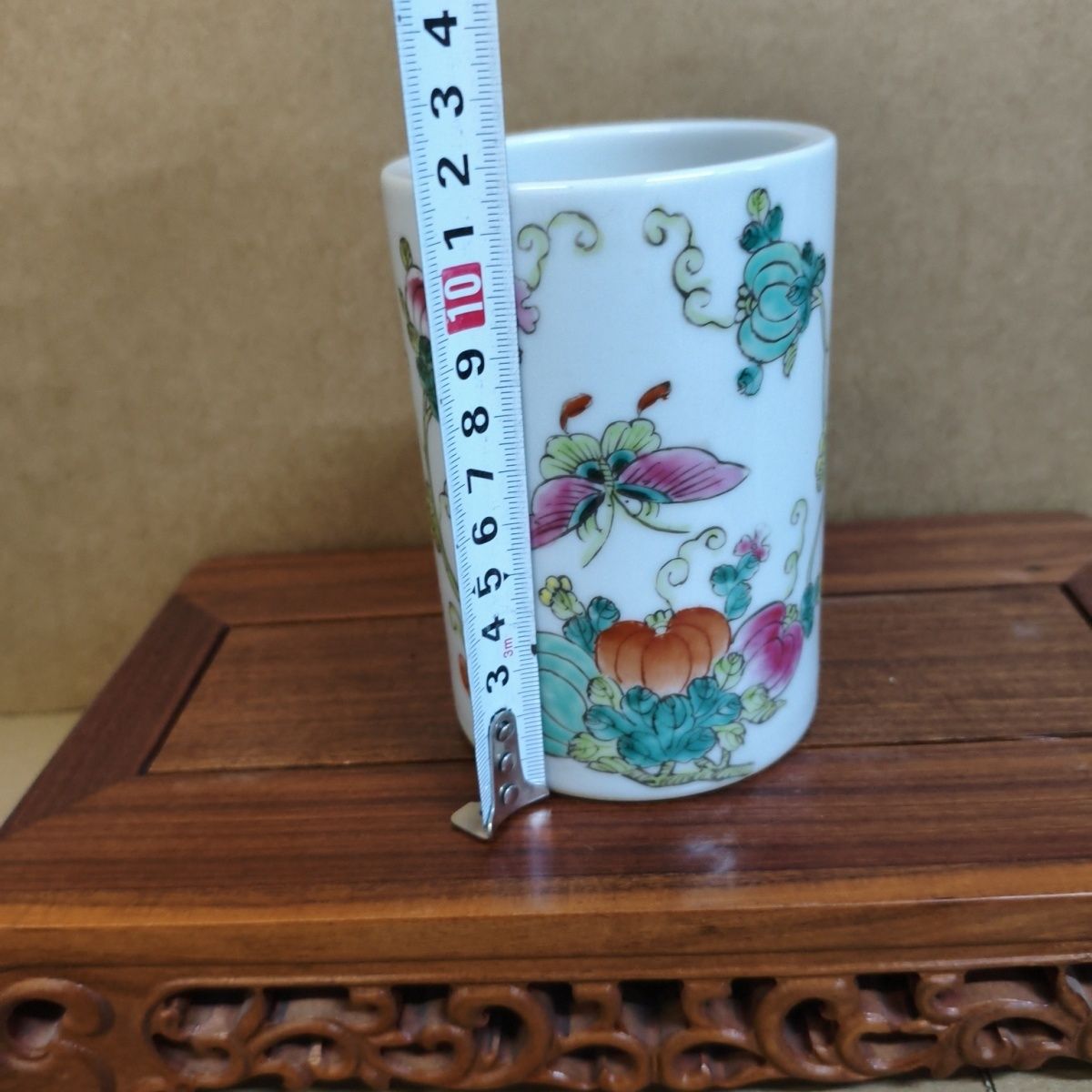 ヴィンテージ手作りパステル装飾瓶ボックス塗装蝶フルーツメロン - Vintage Collectible Bottles のレビューと価格