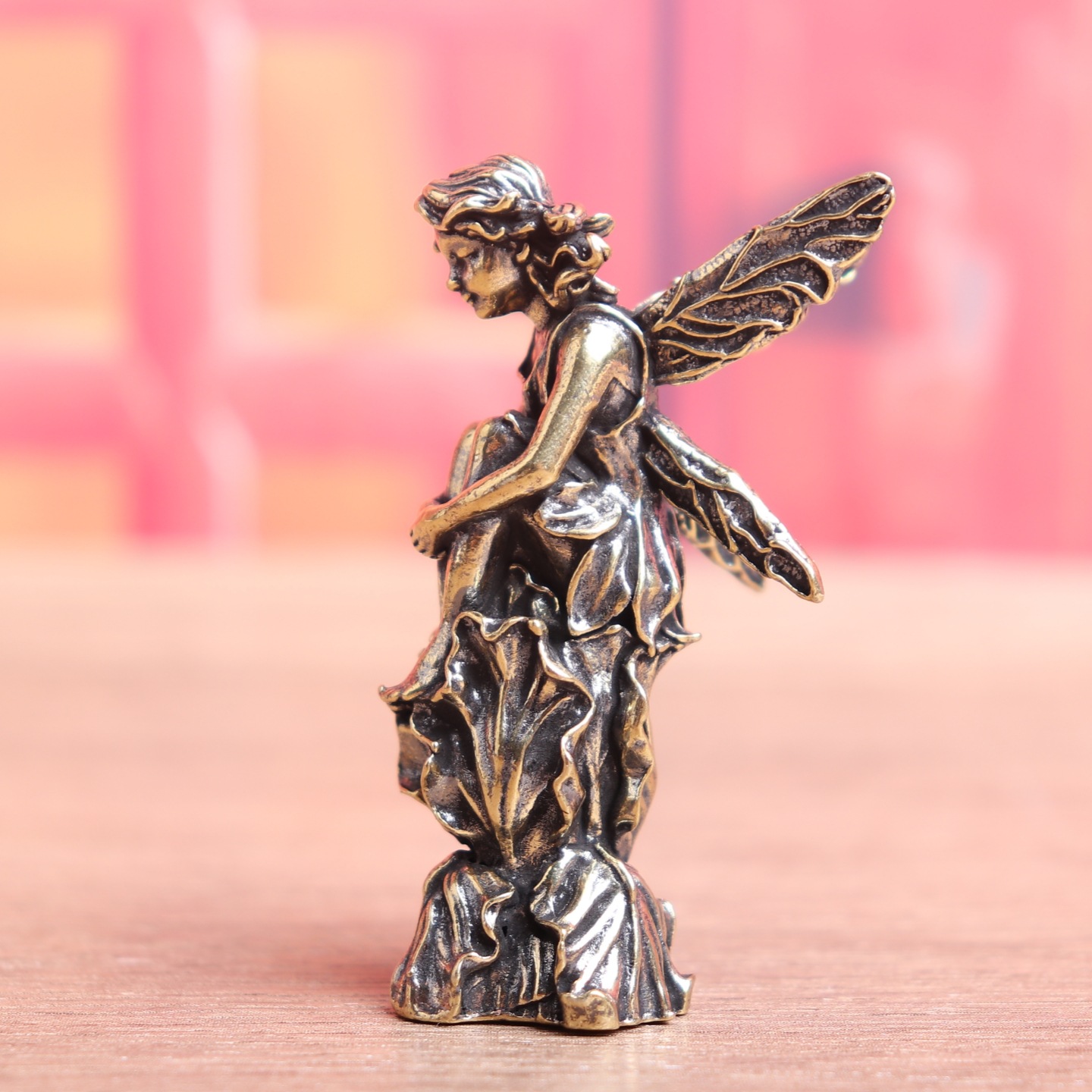 ヴィンテージ真鍮製妖精像、ファンタジー装飾、ミニ森の妖精、コ - Vintage Fairy Figurines Collectible のレビューと価格