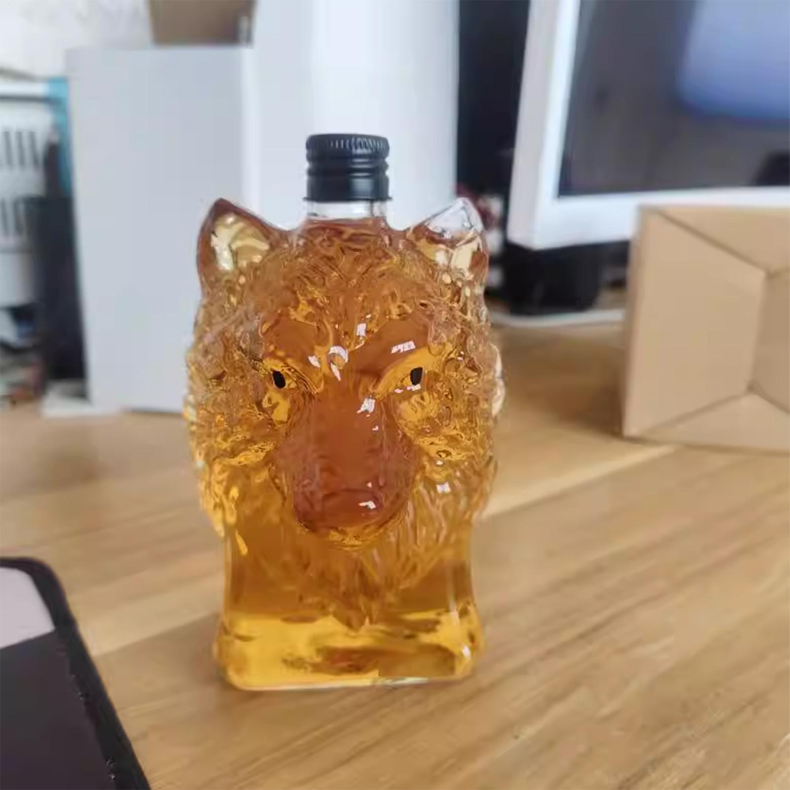 ウイスキーボトル ウルフシェイプ ワインカップ ヴィンテージ - Vintage Collectible Bottles のレビューと価格