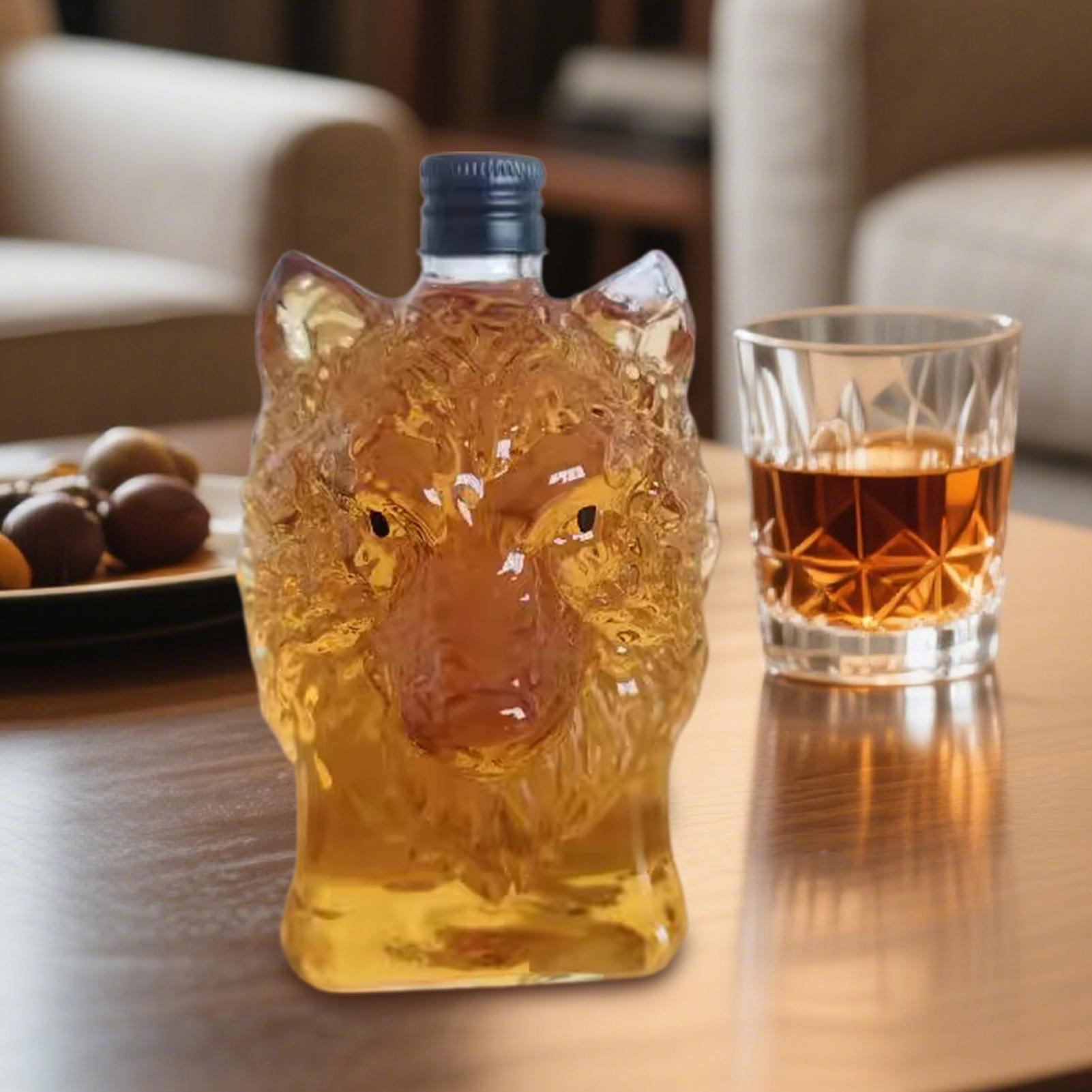 ウイスキーボトル ウルフシェイプ ワインカップ ヴィンテージ - Vintage Collectible Bottles のレビューと価格