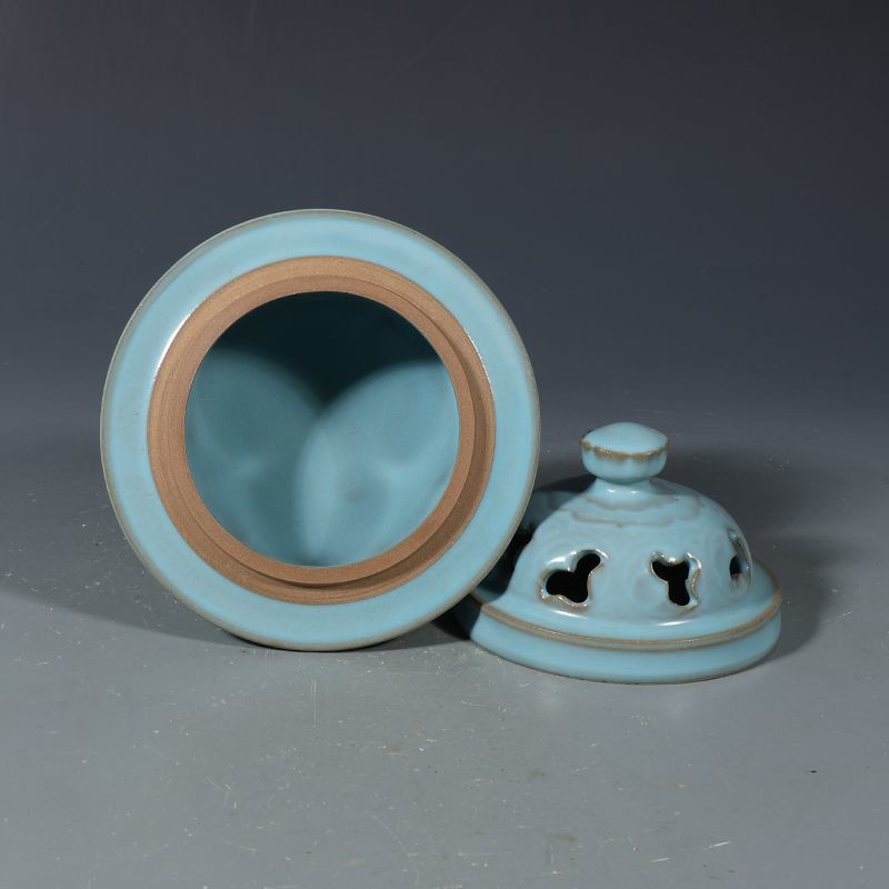 アンティーク古物コレクション宋廬窯天青釉香炉磁器コレクター向 - Vintage Collectible Bottles のレビューと価格