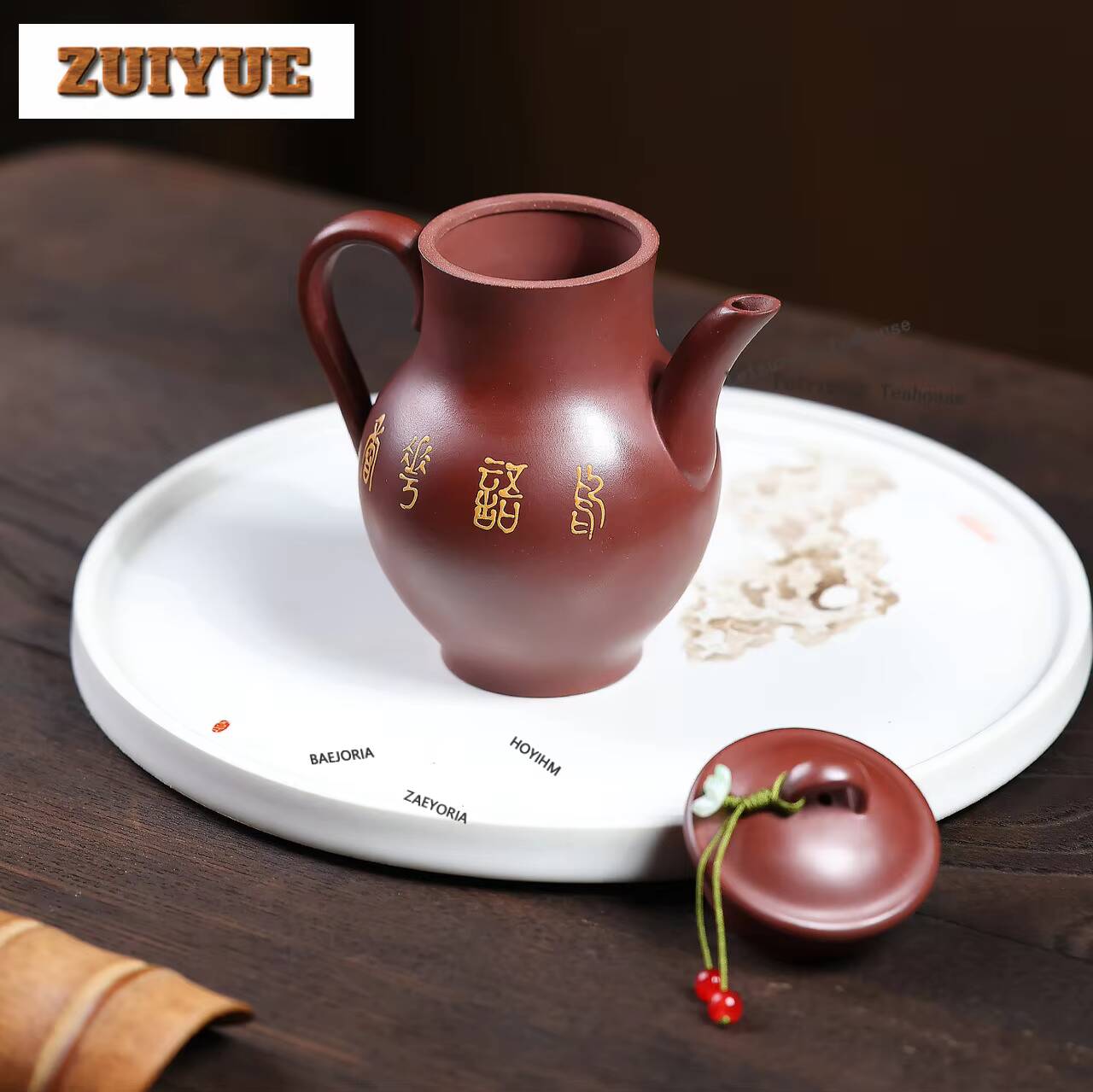 220ml ヴィンテージ宜興紫砂茶壺 手作り翡翠瓶型ポット  - Vintage Collectible Bottles のレビューと価格